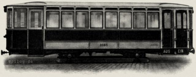 Beiwagen Typ ›m‹ der Gemeinde Wien.