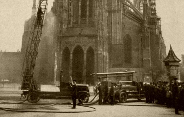 Magirus-Autolöschzug