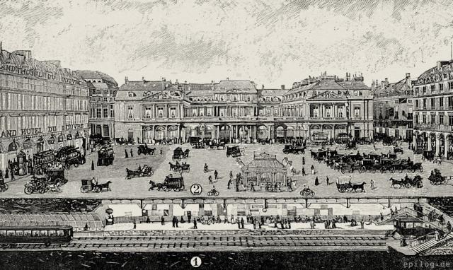 Die geplante unterirdische Bahn in Paris.