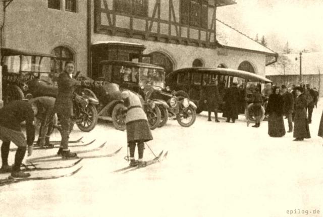 Ei-Wagen auf dem Semmering