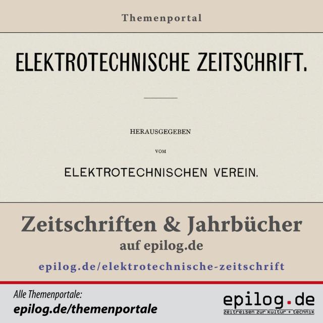 Elektrotechnische Zeitschrift