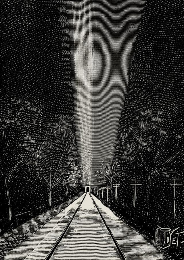 Beleuchtung des Schienenstranges.