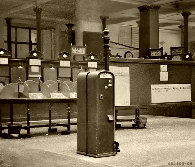 Abel-Automaten im Hôtel des Postes.