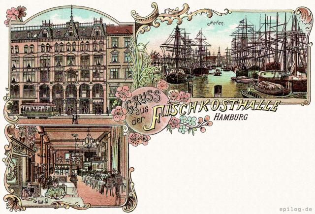 Gruß aus der Fischkosthalle Hamburg.