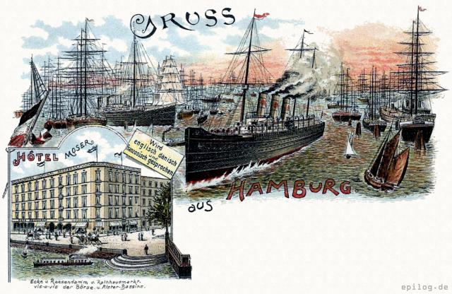 Gruß aus Hamburg.