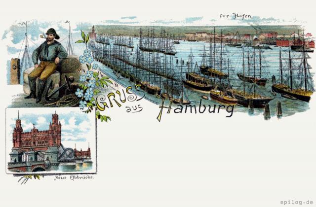 Gruß aus Hamburg.