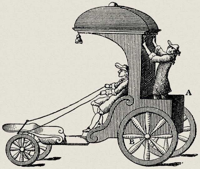 Altes mechanisches Fuhrwerk.