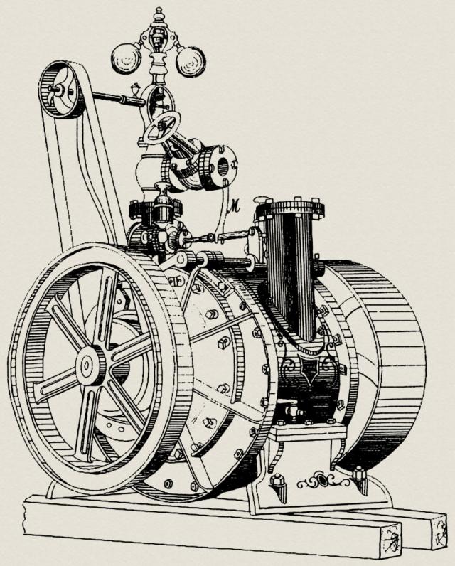 Rotierende Dampfmaschine