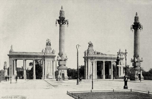 Ansicht von Charlottenburg her.