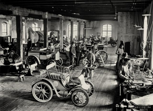 Montierungswerkstätte.