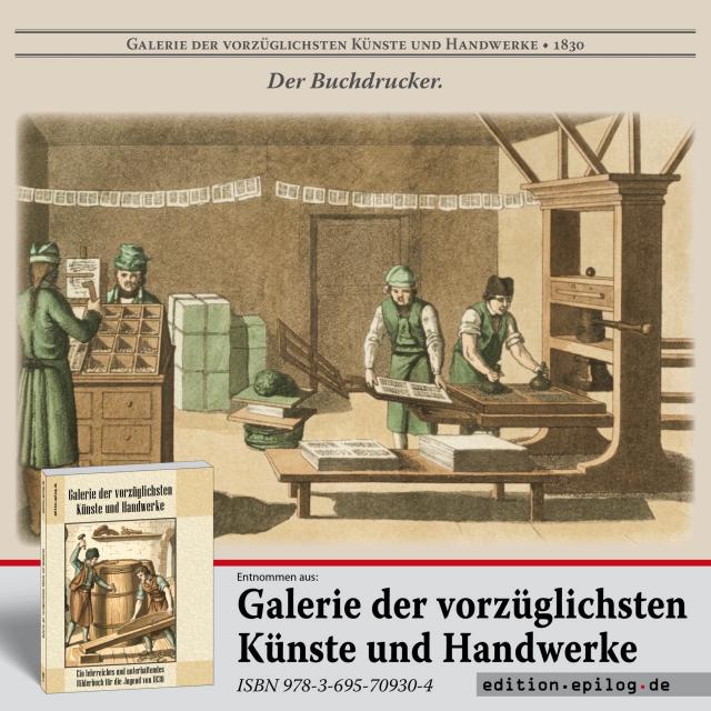 Der Buchdrucker.