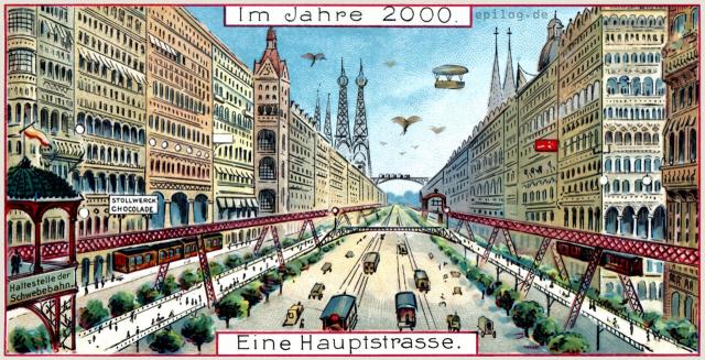 Eine Hauptstraße.
