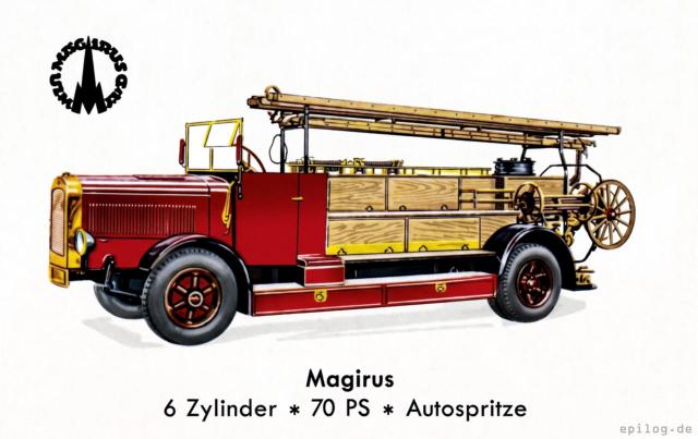 Magirus Autospritze.