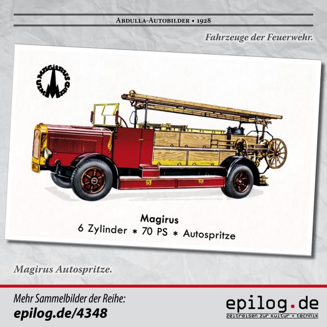 Magirus Autospritze.