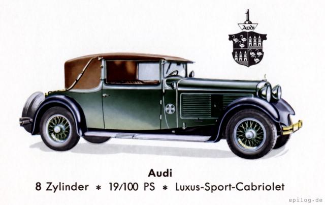 Audi Luxus-Sport-Cabriolet.