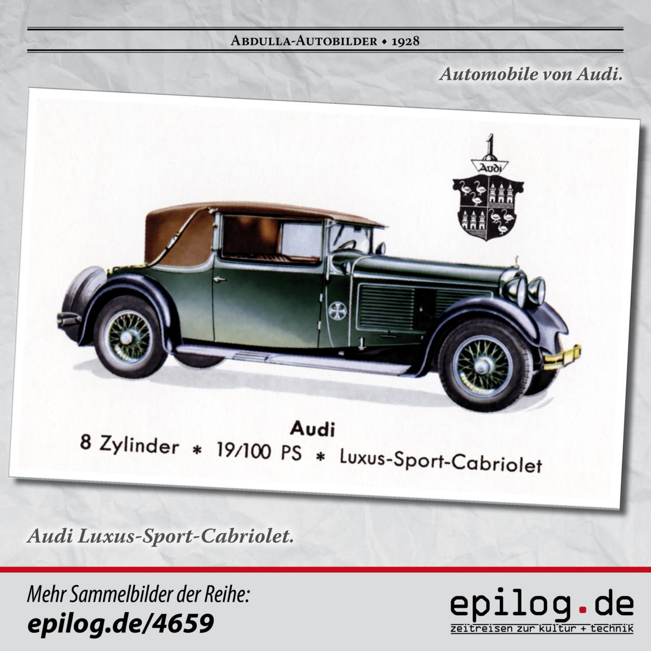 Audi Luxus-Sport-Cabriolet.