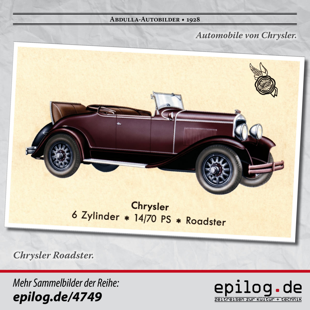 Chrysler Roadster.