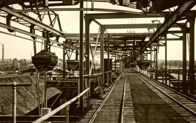 Elektrohängebahnanlage des Elektrizitätswerkes I in Frankfurt a.M.
