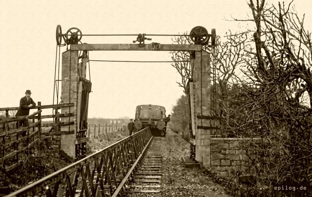 Einschienige Bahn in Irland.